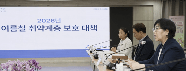 복지장관, 아산 폭염 대응 점검…드론 활용 취약지역 살펴